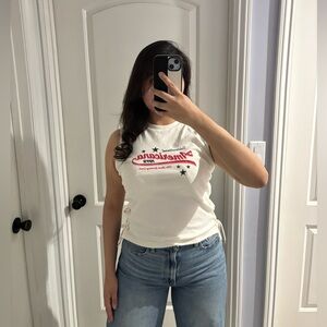 Urban Outfitters Americana Graphic Tank Top, Size: M